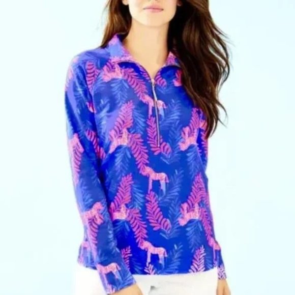 SOLD! NWT Lilly Pulitzer Skipper XS 1/2 Zip Pullover Activewear Layering - Picture 4 of 15